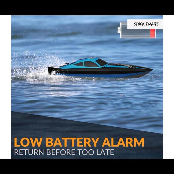 Volantex Rc Remote Control Boat W LED Lights 2.4 GHZ 20MPH Rechargeable Battery - Picture 7 of 9